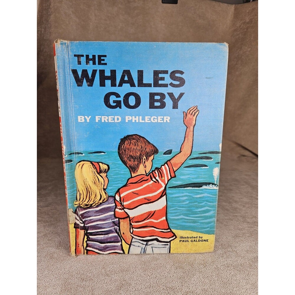 Vintage The Whales Go By Book Club Edition 1959 Phleger Beginner Books